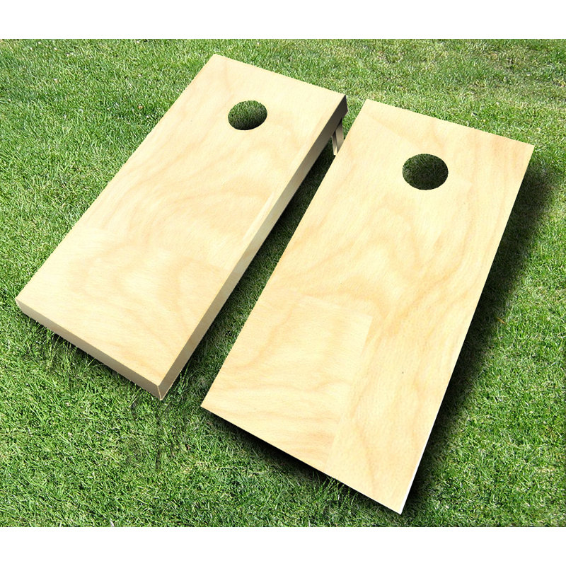 AJJCornhole 10 Piece Plain Cornhole Set & Reviews Wayfair